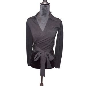 WAYF wrap sweater XS